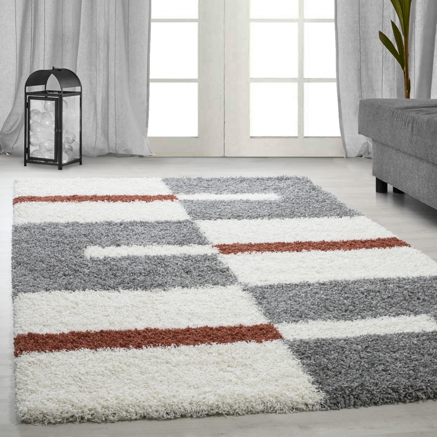 Gala Shaggy Modern Terra Rug